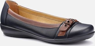 Hotter Womens Sparrow Womens Flat Pumps - Black - Size: 6.5