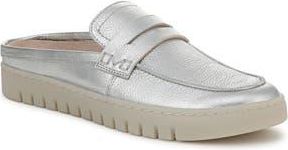 Vionic Uptown Penny Loafer Mule in Silver at Nordstrom Rack, Size 9.5