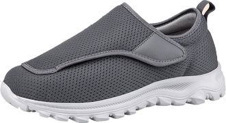Generic Diabetic Shoes Extra Wide Fit Adjustable Slip-On Shoes Diabetic Friendly Breathable Sneakers with Soft Sole, Comfy Lightweight Indoor Outdoor Walking 