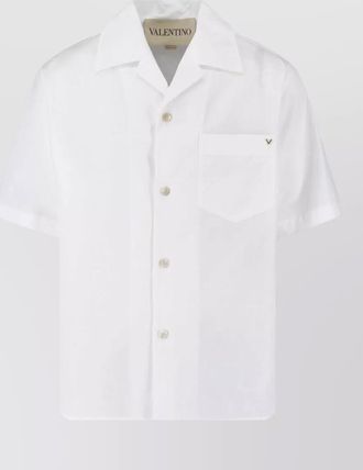 Valentino Garavani Valentino - short sleeve shirt chest pocket notched collar
