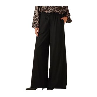 Amaya Amsterdam Broeken, Dames, Zwart, S, Wol, Veelzijdige Jules Broek voor Dames