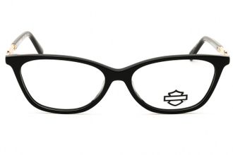 Harley-Davidson HD50151 Acetate Cat-Eye Eyeglasses - Black