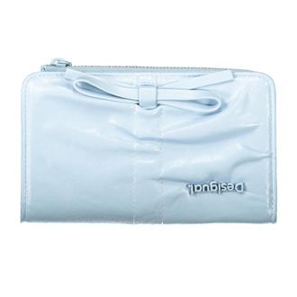 Desigual Emma 2.0 Rhodium Kaarthouder - Dames - Portefeuilles - Blauw - ONE Size - Polyester - Accessoires