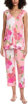 Ellen Tracy 2pc Cropped Pajama Set