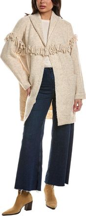 Wit & Wisdom Wit & Wisdom Fringe Wool-Blend Cardigan