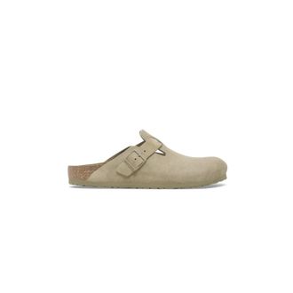 Birkenstock Schoenen, Dames, Beige, 39 EU, Su&egrave;de, Boston Soft Footbed Regular Fit