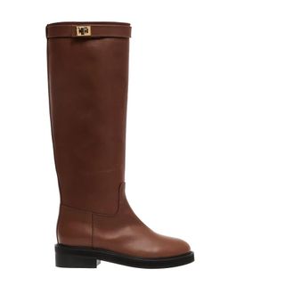 ブーツその他 Via Roma 15 Brown Tall Boots With Decorative Buckle Brown Via Roma 15 Boots: Shop up to −80% | Stylight
