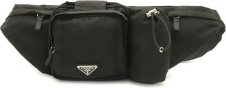 Prada Black Nero Nylon Fanny Pack Pouch (Pre-Owned)