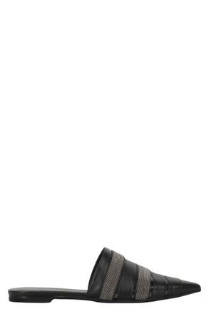 Fabiana Filippi Leather Mules