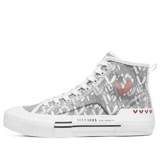 Skechers (WMNS) Skechers New Moon White Gray Pink 155514-WGY