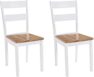 vidaXL Furniture Limited - Sillas De Comedor 2 Unidades Madera Maciza De