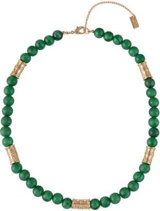 Rachel Roy Beaded Collar Necklace in Green at Nordstrom Rack