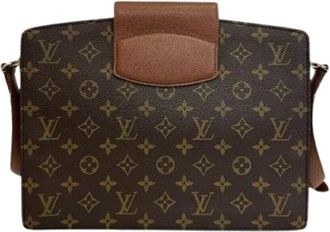 Louis Vuitton Pre-owned Vintage Schoudertas - Dames - Vintage Schoudertas - Bruin - ONE Size - Leer - Vintage