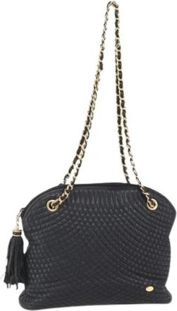 Bally Pre-owned Shoulder Bags, female, Black, Size: ONE SIZE Pre-owned Leather Shoulder Bag