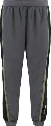 Emporio Armani Techno Fabric Track Pants - Heren - Sweatpants - Grijs - L - Polyester - Broeken