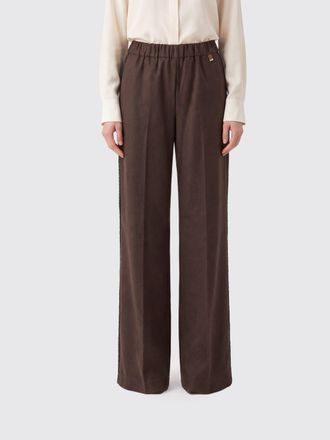 Herno Wide-Leg Wool Blend Palazzo Trousers with an Elasticated Waist