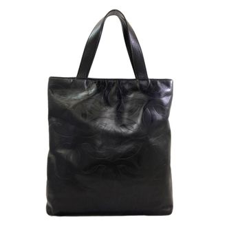 Chanel Black Leather Tote Bag (Pre-Owned)