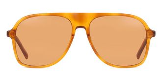 Messy Weekend SUMI Honey Havana Rich Orange Mens Sunglasses Tortoiseshell Size 57