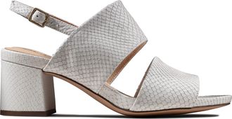 Clarks Sheer 55 Sling Leather Sandals In Standard Fit Size 3