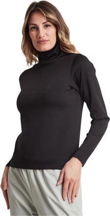 Roberto Ricci Design Basis Vulkaan Dames T-shirt - Dames - Coltruien - Zwart - M - Truien & Vesten