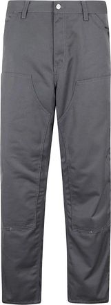 Carhartt Work in Progress Double Knee Pant - Heren - Slim Fit Broeken - Grijs - W33 - Broeken