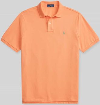 Polo Ralph Lauren Slim Fit Poloshirt aus reiner Baumwolle in Orange, Gr&ouml;&szlig;e XXL