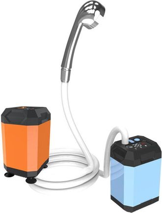 OEM Ducha Port&aacute;til Inal&aacute;mbrica Para Camping, Bomba El&eacute;ctrica Para Exteriores, Recargable, Gran Capacidad, Senderismo Y Viajes, Pantalla Digital, Accesorio