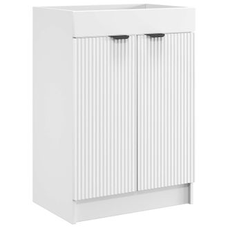 vidaXL Cabinet Debajo Del Fregadero Blanco 78,5 X 37,5 X 81 Cm Vidaxl