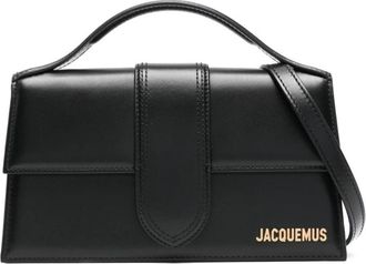 Jacquemus Le Chiquito Long Leather Top Handle Bag - Dames - Handtassen - Zwart - ONE Size - Leer - Tassen