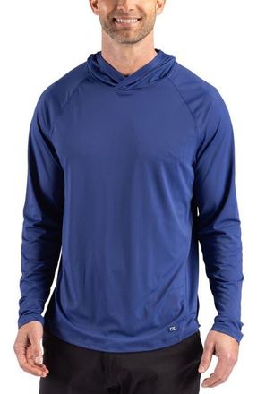 Cutter & Buck Prospect Epic Confidence Featherlight Performance Pullover Hoodie) in Tour Blue at Nordstrom, Size Xxx-Large