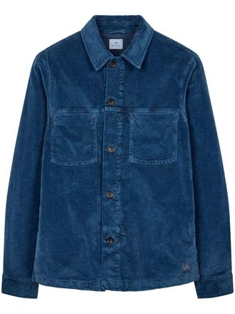 Paul Smith corduroy shirt jacket - Blue