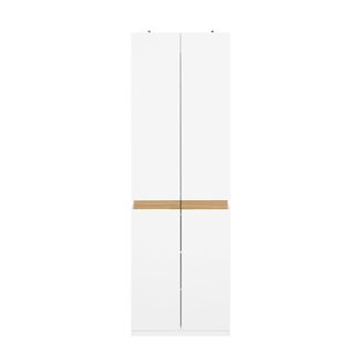 SoBuy Armario dormitorio ropero con 2 puertas 61 x 30 x 192 cm blanco