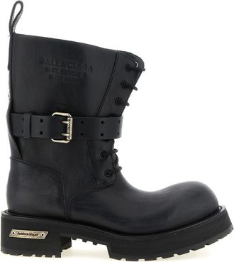 Balenciaga Black Logo Boots