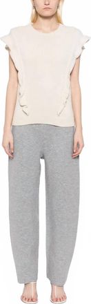 Ulla Johnson Delphine Pant In Heather Grey