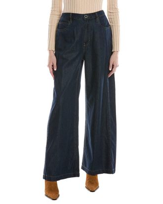 Kenneth Cole High-Rise Baggy Wide Leg Trouser