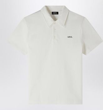 A.P.C. A. P.C. Short-Sleeved Polo Shirt With Logo Embroidery
