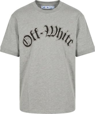 Off-white Bedruikt T-shirt - Heren - T-shirts - Grijs - XL - Katoen - Tops