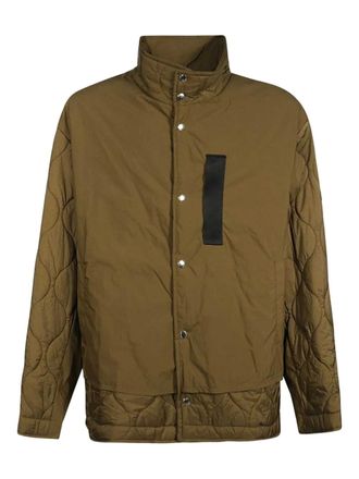 Tatras quilted panelled jacket - men - Nylon/Nylon/Cotton - 3 - Brown