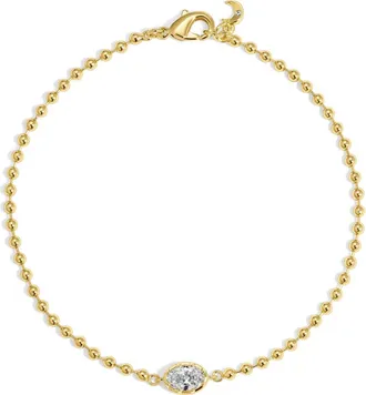 Lili Claspe Mini Cleo Bracelet in Gold at Nordstrom, Size 6.5