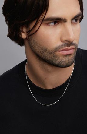 Lagos Signature Caviar Sterling Silver Necklace at Nordstrom, Size 26