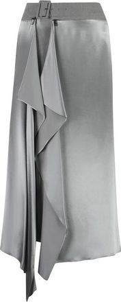 Fendi Dames, Rokken, Grijs, Maat: XS Viscose