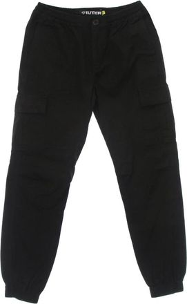 Iuter Lange Cargo Jogger Broek - Heren - Sweatpants - Zwart - XL - Katoen - Broeken