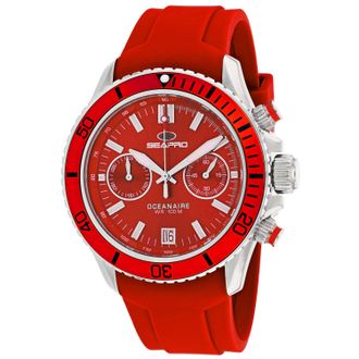 Seapro Thrash Red Dial Mens Watch SP0336
