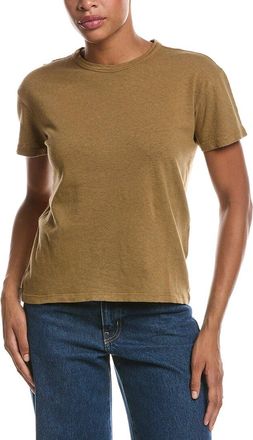 Officine G&eacute;n&eacute;rale Lara Garment Dye Linen-Blend Top
