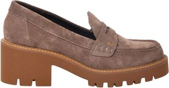 Baldinini Mocas&iacute;n con Tac&oacute;n - Shoes - Mujer - Marr&oacute;n - 38 1/2 EU