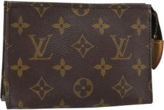 Louis Vuitton Pre-owned Clutches, female, Brown, Size: ONE SIZE Pre-owned Vintage Canvas Clutch