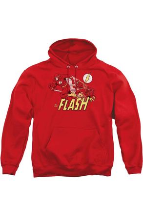 Gildan DC Comics Flash Crimson Comet Adult Pull Over Hoodie / Hooded Sweatshirt
