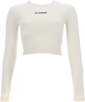 Jil Sander Cropped Top With Logo