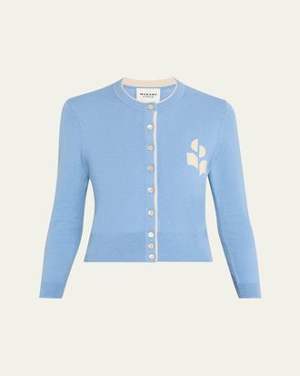 Isabel Marant Lona Logo Cardigan