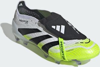 adidas adidas Performance Unisex Predator Elite Fold-Over Tongue Firm Ground Boots - White/Multicolour - Size UK 10.5